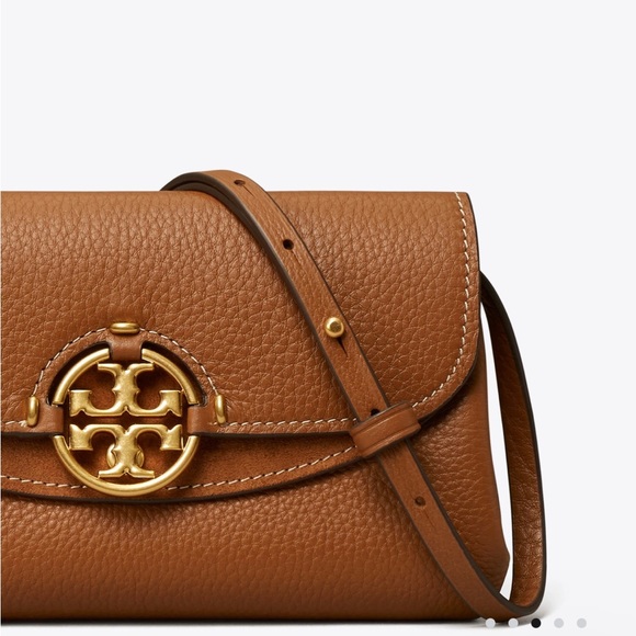 Tory Burch : The Miller Crossbody, Natural-grain leather. - Picture 4 of 15